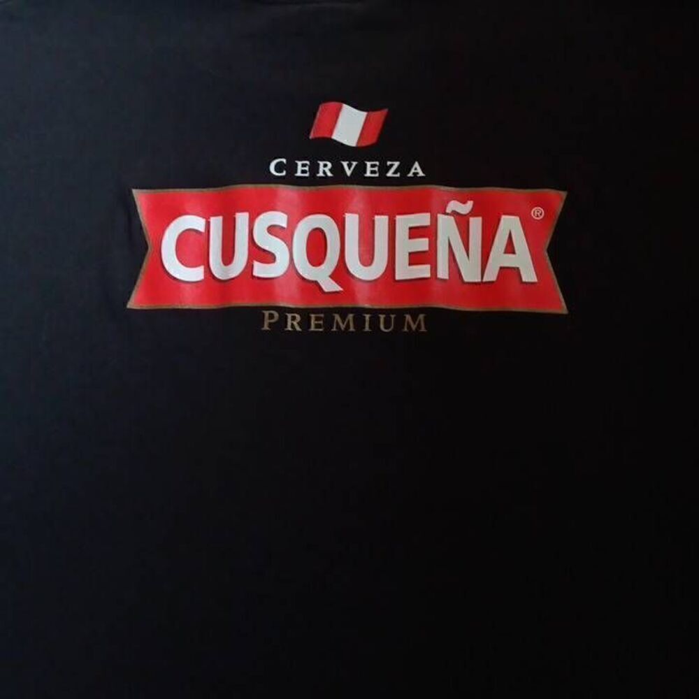 Cusquena Premium Cerveza Tshirt  Size: XXL  Brand: Morpho 100% Peruvian Cotton